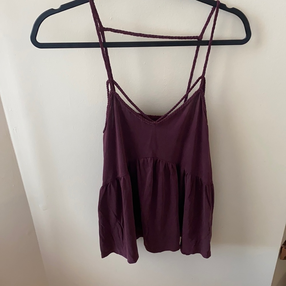 American Eagle Maroon Tank